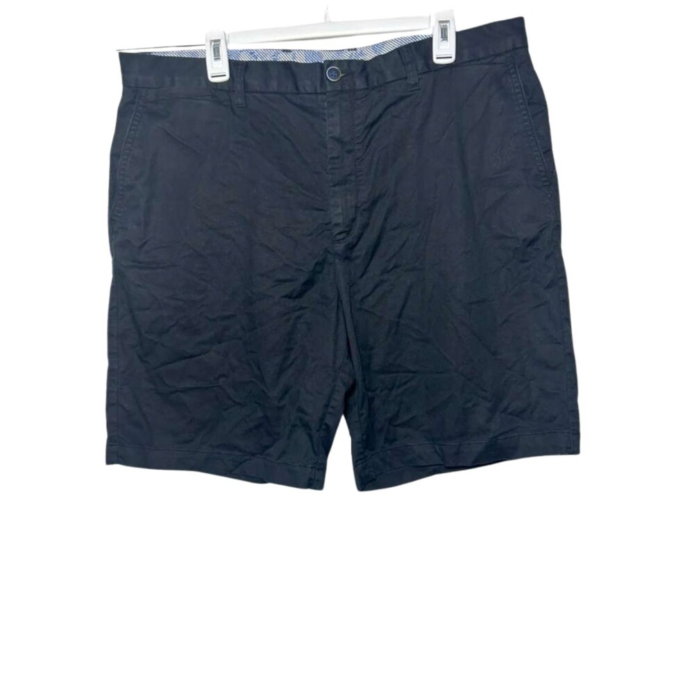 Tommy Bahama Flat Front Shorts Men's Size 40 Black Chino Casual Preppy